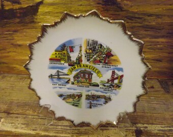 San Francisco Souvenir Plate