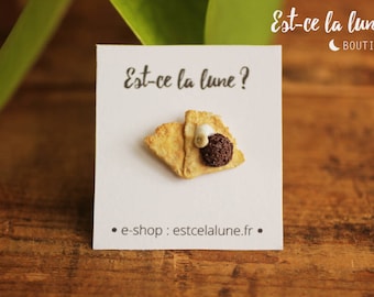 Badges Crepe chocolate miniature (french pastry)
