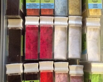 Inkadinkadoo FLOCKING POWDER Retired htf velvety finish