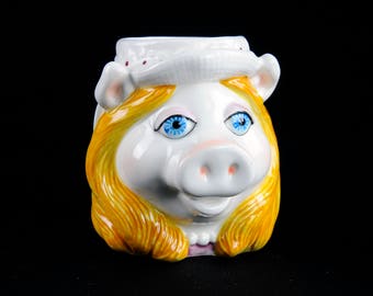 Vintage Sigma the Tastesetter for the Jim Henson Corporation Miss Piggy Mug