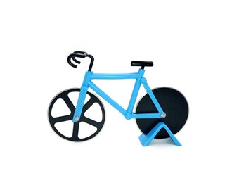 Bike Cutter / Bicycle Pizza Pasta Noodle Dough Slicer / Funny Cute Kitchen Knife Gadget Utensil Tool / Unique Cyclist Cooking Slicing Gift