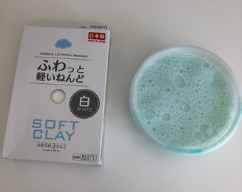 Butter slime kit with Daiso Clay and Base Slime!