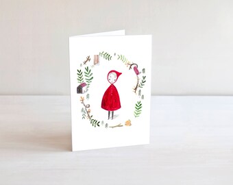 In The Woods greeting card