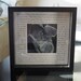 Handwritten wedding bride or groom speech frame. Made to order. Personalised newlyweds, anniversary, first dance lyrics, vows box frame