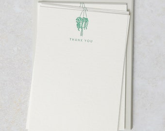 Thank You Letterpress Notecard Set