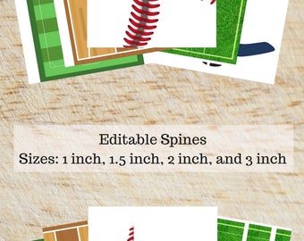 Printable Binder Covers - Sports