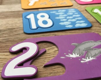 Learning Toy,Toddler Number Puzzle,Matching Numbers,Fine Motor Skills,Montessori Toys,Educational Toy,Toddler Learning,Montessori Activity