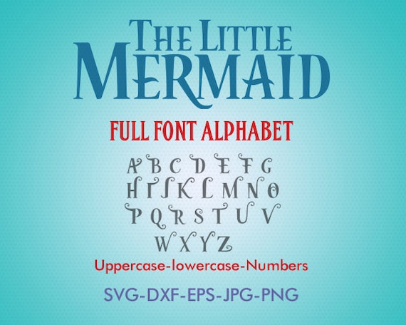 Free Free 84 Svg Files Printable Mermaid Letters SVG PNG EPS DXF File