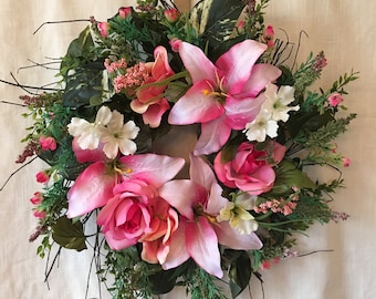 Spring Wreaths - Front Door Wreaths - Spring Door Wreaths - Spring Wreaths for Front Door - Summer Wreaths for Front Door - Summer Wreaths