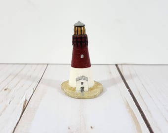 mini lighthouse figurines