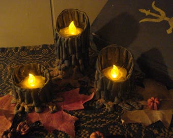 Set of Three Tavern Candles
