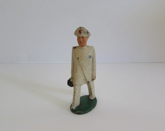 Barclay Manoil Cast Lead Soldier Medic Figure, Vintage Barclay Manoil Lead Figure, Lead Soldier Medic, Vintage Lead Figures, Barclay Manoil