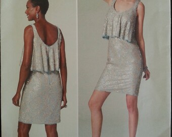 Vogue 1288 - Badgley Mischka - Misse's Dress - Size 4-6-8-10-12