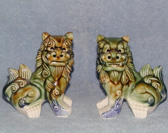 Foo Dogs - A Pair - Shi Shi Dogs