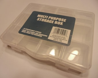 15 sections white storage box, 5 x 6 1/2 inch (HR31)