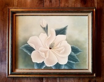 Large Oil On Canvas Flower Painting by Joyce Duhon, Original Art, Original Painting, Joyce Duhon Artist