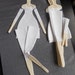 Tilda Doll BODY-handmade-Cloth doll body blank unstuffed presewn-ready to stuff- 25 inches tall- collectible dolls- tildas- cloth doll body