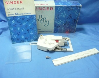 Singer Slant Shank Deluxe Monogrammer