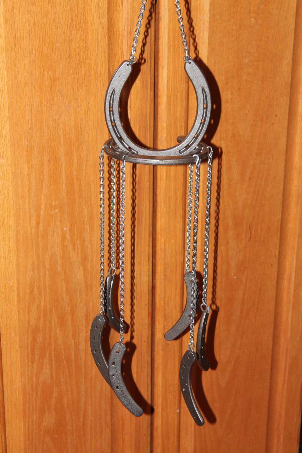 Horseshoe wind chime