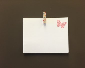 Butterfly Notecards - Gocco Printed (5 pack)