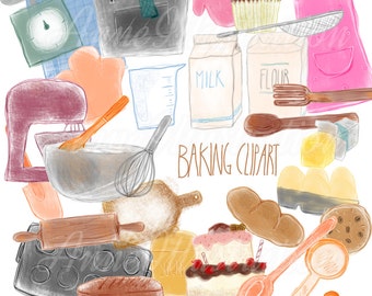 baking kawaii baking clipart cute cake 16066