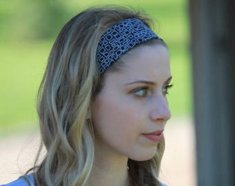 Women's Headbands / Women's Head Bands / Material Headbands / Material Head Bands / Black White Headband / Black White Head Band / Hairband