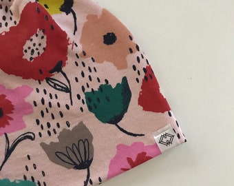 Spring Watercolor Beanie