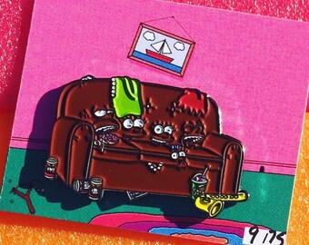 The Simpsons Couch Hat Pin - Viberaider X VEK4