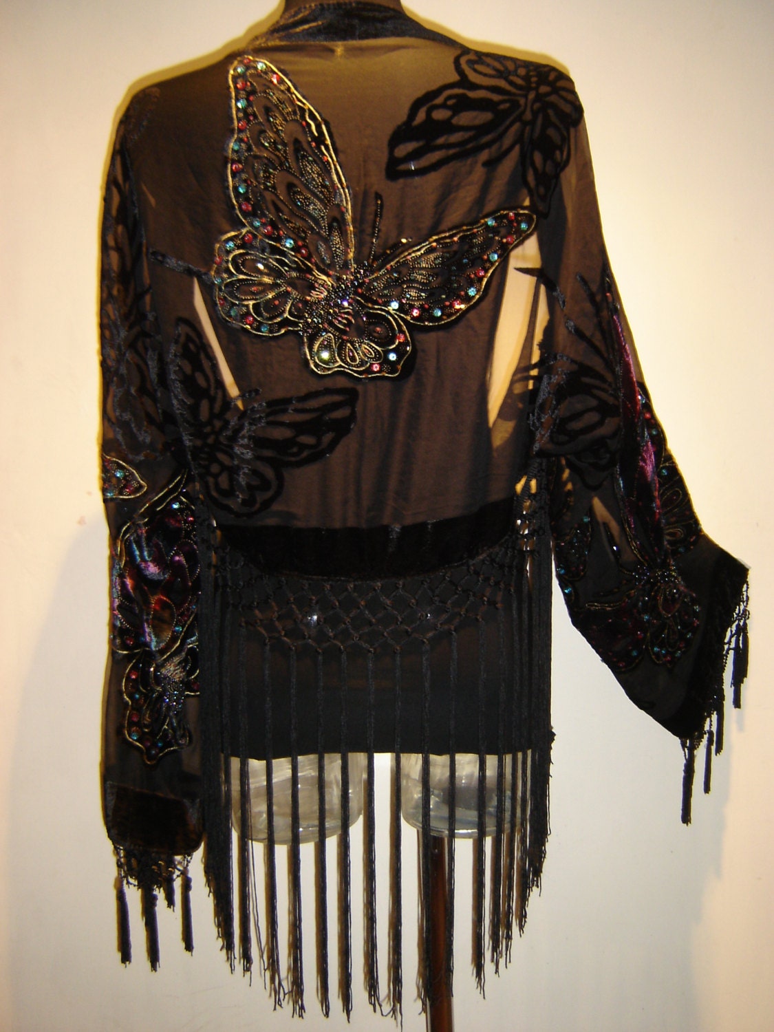 Kimono Fringe Jacket