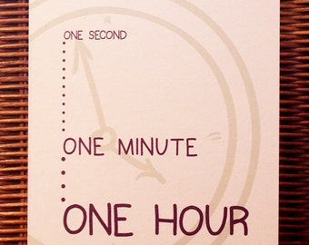 One Second, One Minute, One Hour, One Day At A Time - ODAAT