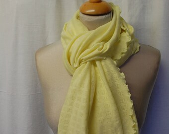 Yellow shawl or scarf