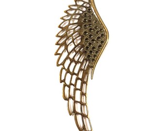 A finely crafted wing charm
