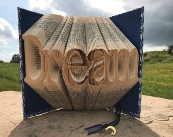 Folded Book Art, Folded Pages, Dream Book, Page Folding, Handmade Gift