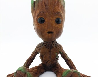 Baby Groot model, hand painted