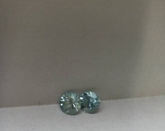 Aquamarine Round Faceted Gemstone 5.5mm 1 pc