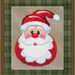 Cross Stitch Pattern Jolly Fat Santa Claus Holiday Christmas Design Instant Download PdF