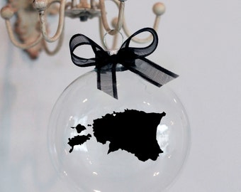 Estonia Christmas Ornament, Custom, Adoption, Travel