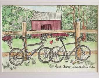 Custom Watercolour & Ink Illustration