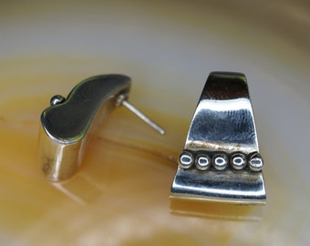 Pat Areias Sterling Post Earrings
