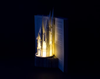 Book Art Sculpture - Paper Castle - Made to Order