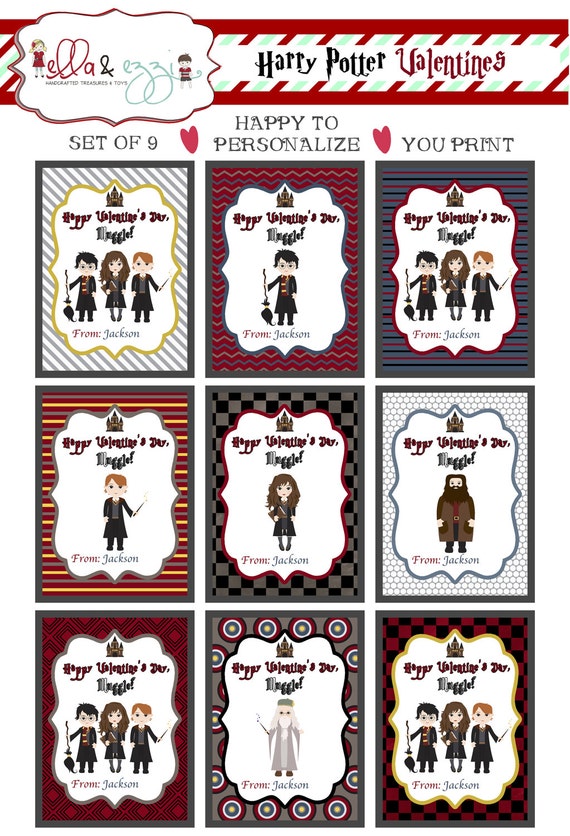 Harry Potter Valentines Cards Printable Printable Word Searches