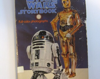 The Star Wars Storybook. Official original 1977 movie book with color photos. Scholastic 1978.