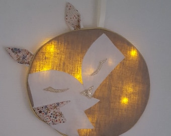 Fox night light, fox night light, bedroom decor