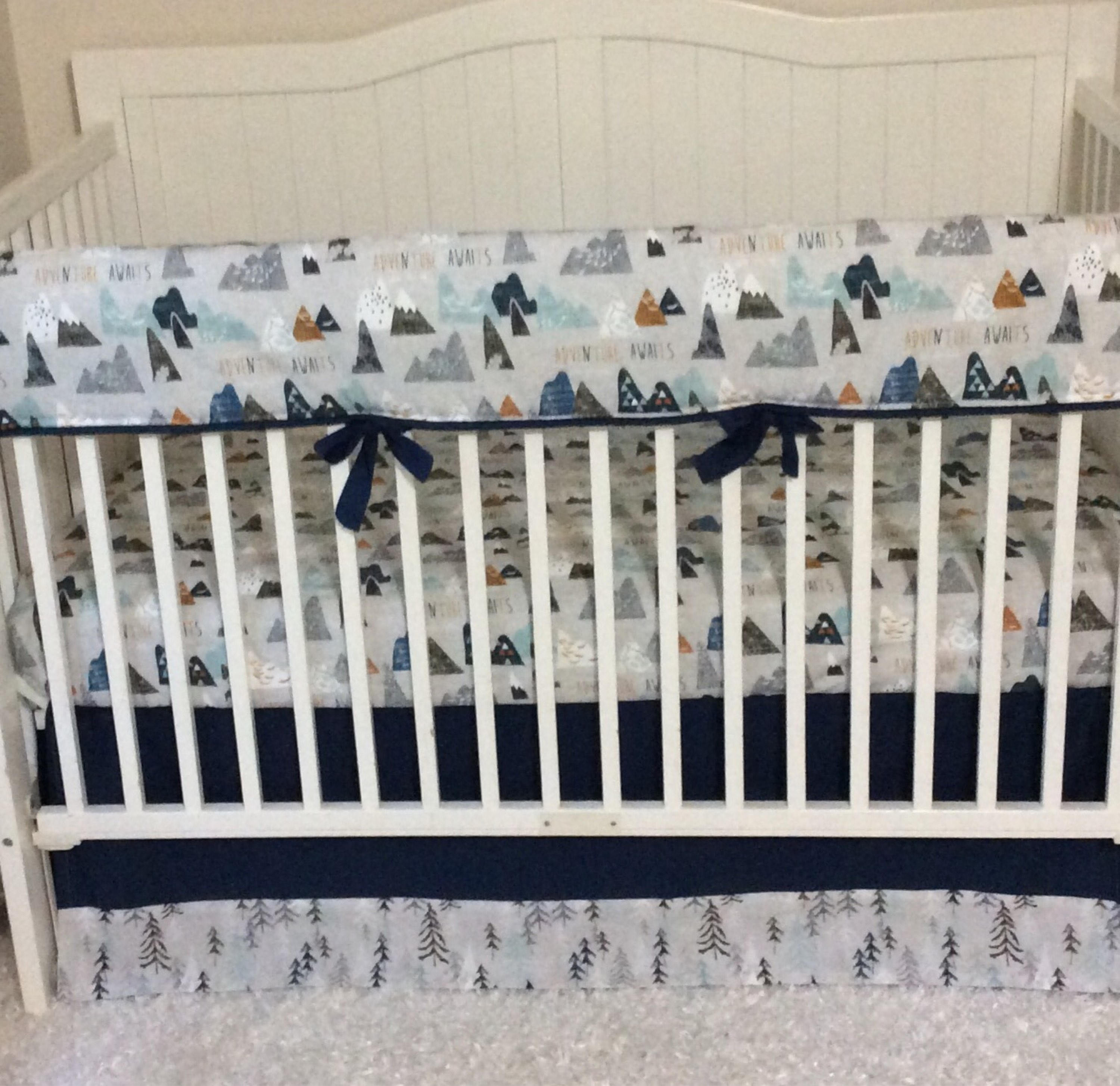 Baby Boy Crib Bedding Crib Sets Adventure Awaits Mountains
