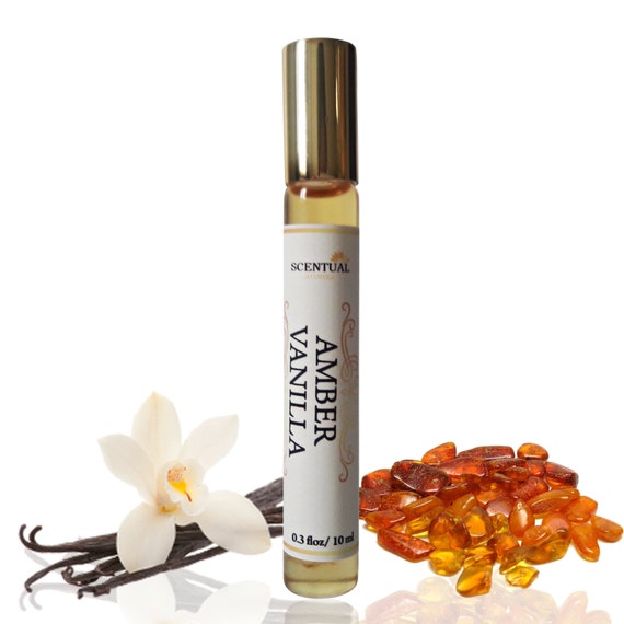 Organic Amber Vanilla Perfume Oil Amber Vanilla Roll On