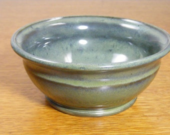Handmade Pottery Bowl, Small Bowl, Serving Bowl, Green Bowl,0734
