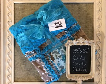 Handmade Crib Size Rag Quilt