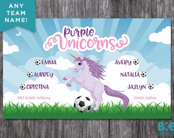 Custom Vinyl Soccer Banner, Soccer Banner, Football Banner, Team Banner, Soccer Mascot, Soccer Logo, Football Logo