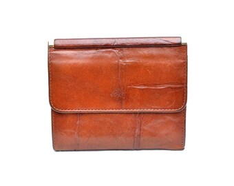Maulbeerseide Bifold ledergeldbörse - Geldbörse - authentisch