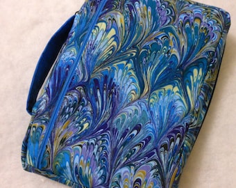Bible Cover Blue Swirls Your Book Measurements Required
